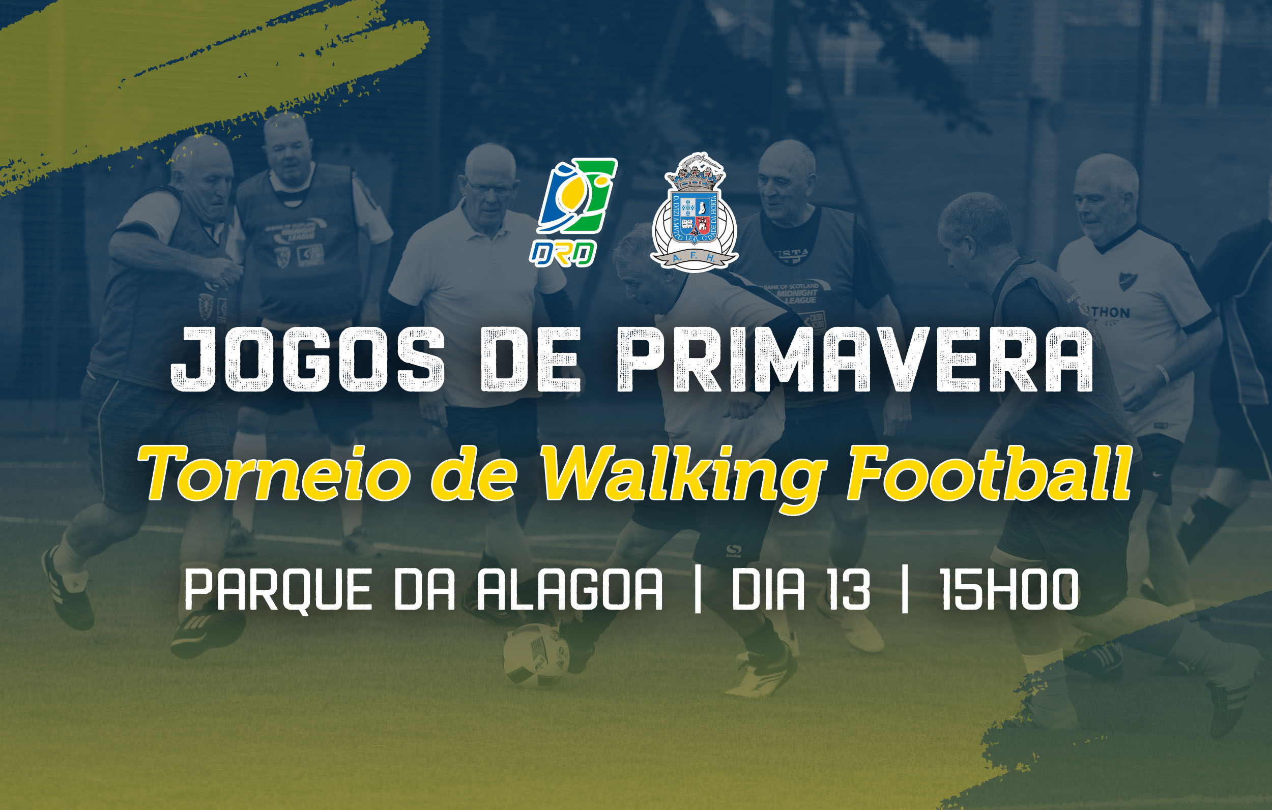Inscrições abertas para o Torneio de Walking Football no Parque da Alagoa