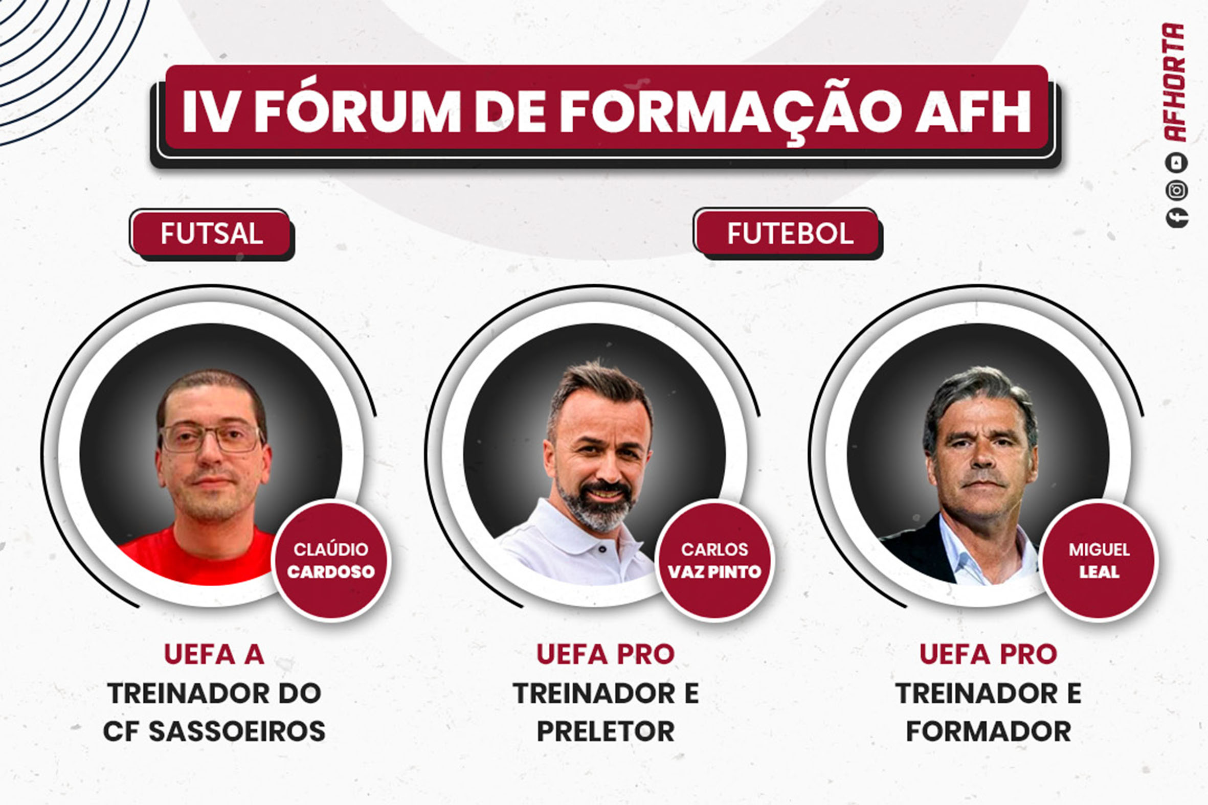 IV Fórum de Formação AFH - Formação Contínua de Futebol e Futsal